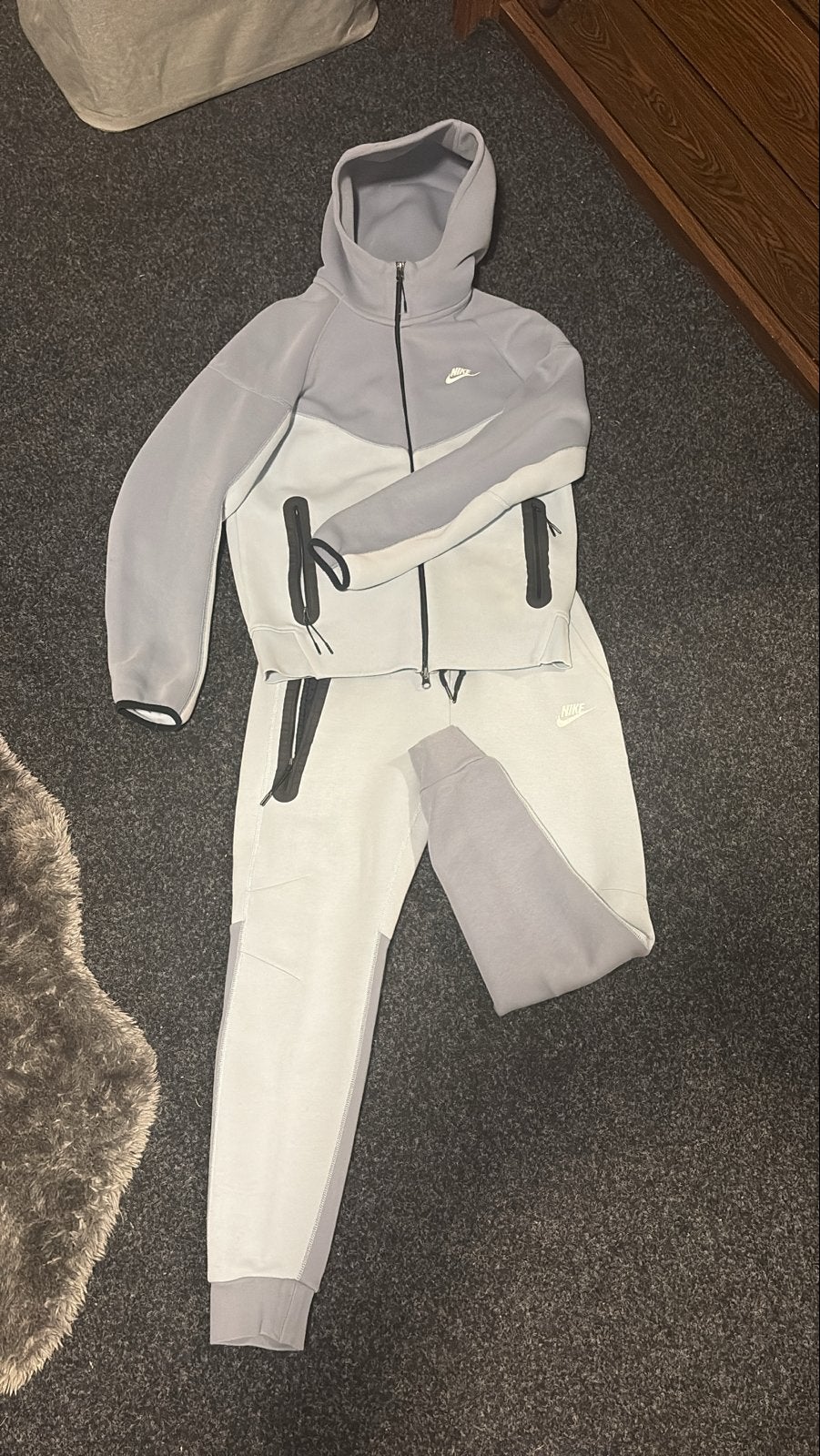 Nike Tech Fleece Trainingspak Maat S, Ophalen, Zo goed als nieuw