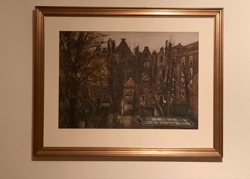 Grachten schilderij, Ophalen