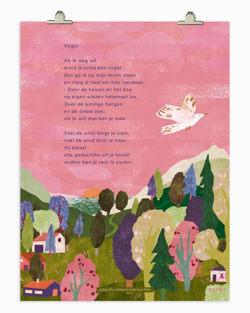 PLINT poezieposters NIEUW, Ophalen of Verzenden, Nieuw, Minder dan 50 cm, Schilderij