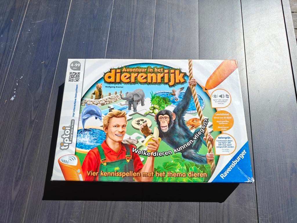 tiptoi - Avontuur in het dierenrijk, Kinderen en Baby's, Speelgoed | Educatief en Creatief, Ophalen of Verzenden, Gebruikt, Ontdekken