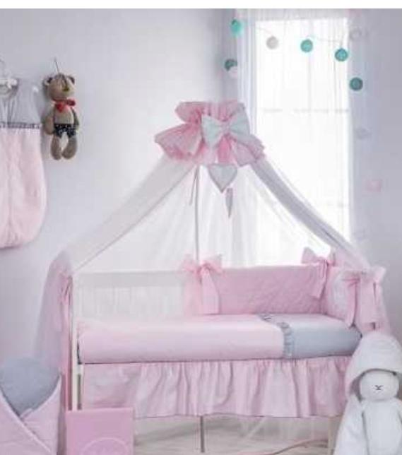 Complete Roze Babykamer Set - Hemel, Beddengoed & Accessoire, Meisje, Overige typen, Ophalen of Verzenden, Zo goed als nieuw