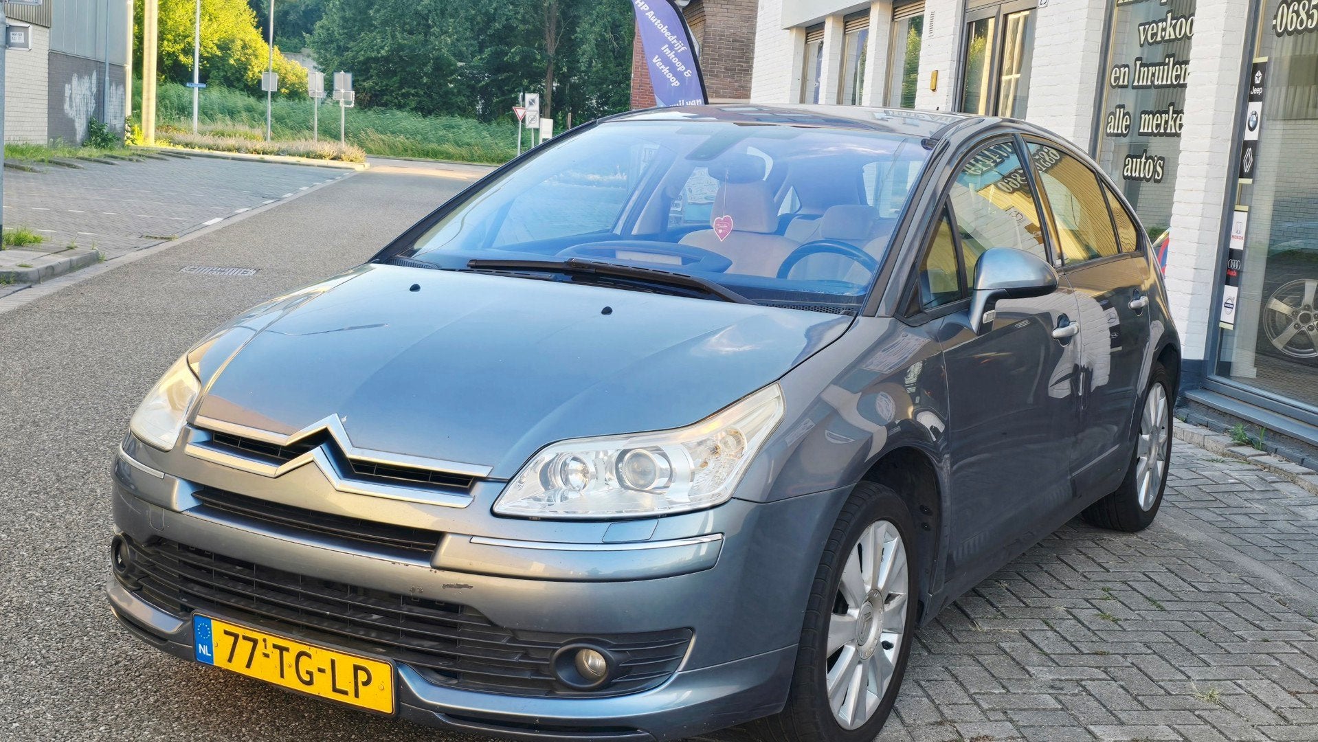Citroen C4 1.6-16V Exclusive*nap*apk*airco ijs*rijd goed*inr, Auto's, Voorwielaandrijving, Gebruikt, 4 cilinders, Parkeersensor