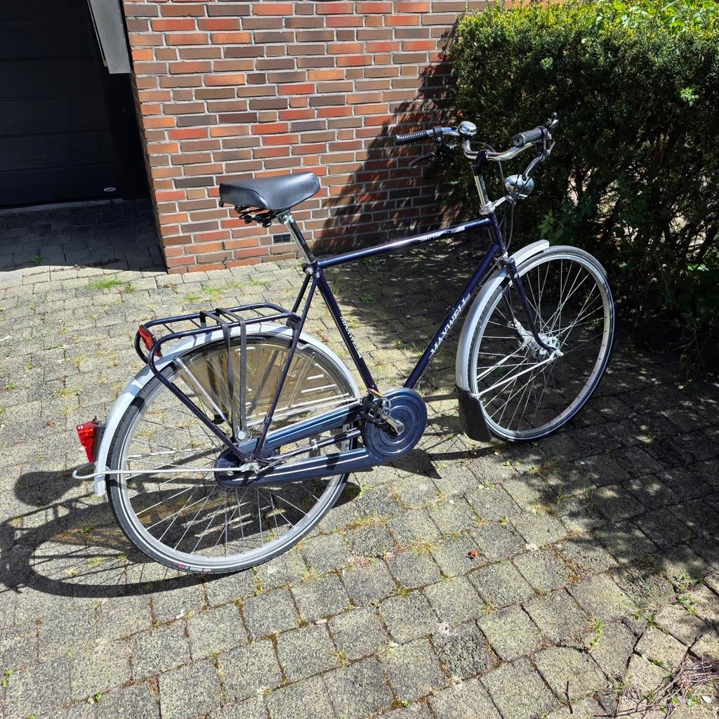 Maxwell herenfiets met trommelrem en 3 versnellingen, Gebruikt, Versnellingen, Trommelrem, Ophalen