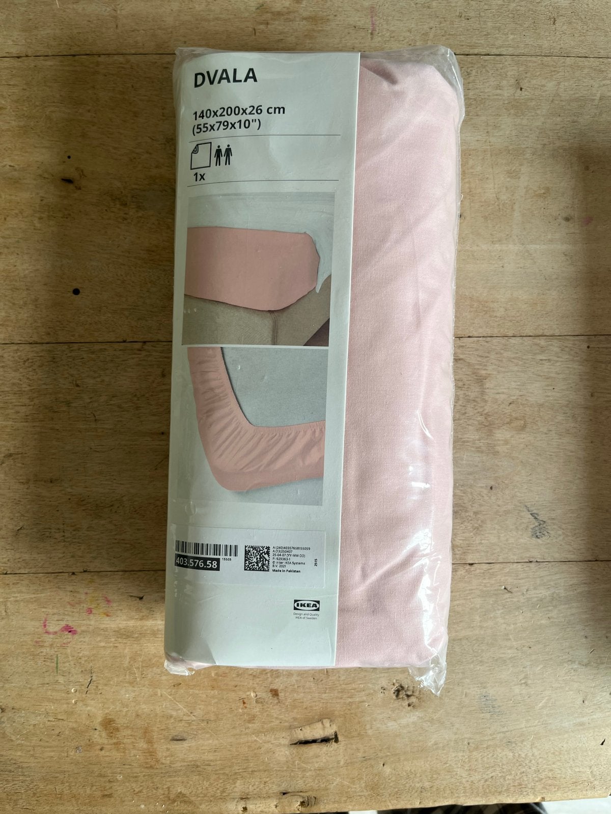 IKEA DVALA Hoeslaken 140x200 cm - Diverse kleuren, Huis en Inrichting, Slaapkamer | Beddengoed, Hoeslaken of Sloop, Ophalen of Verzenden