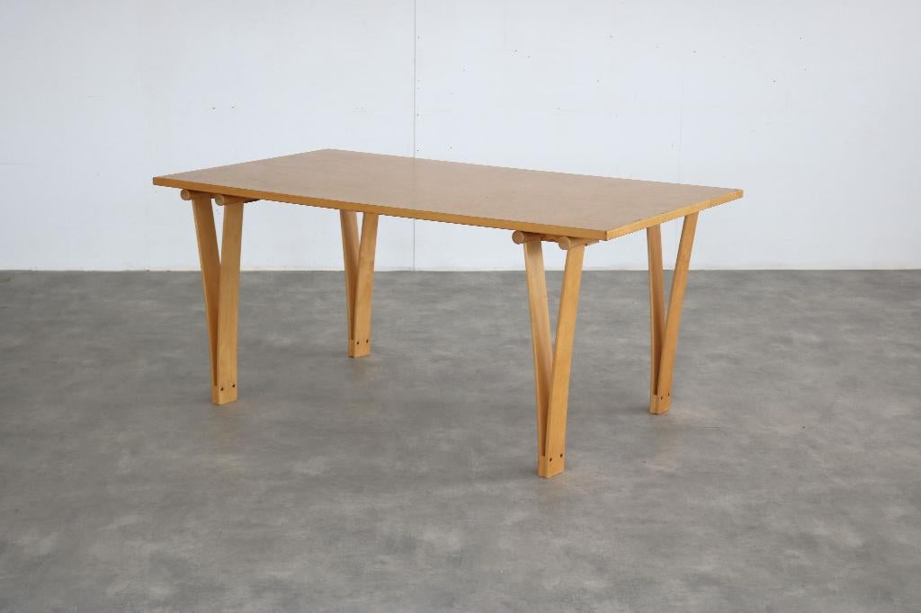 vintage eettafel | tafel | jaren 60 | Zweeds, Gebruikt, ., ., Rechthoekig
