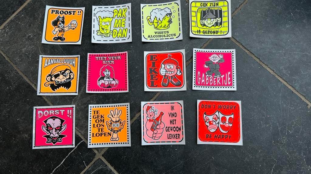 Carnaval stickers, Ophalen of Verzenden, Zo goed als nieuw