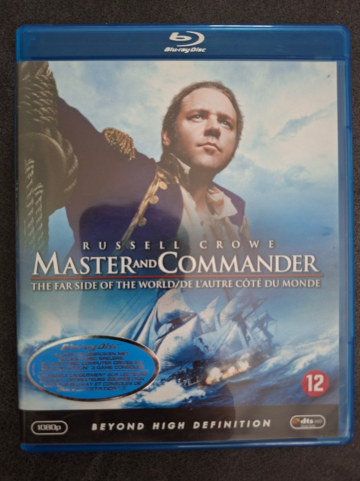 Master and Commander, Blu-ray,  Oorlog, Russell Crowe,  NLO., Cd's en Dvd's, Avontuur, Nederlands, Film, Ophalen of Verzenden