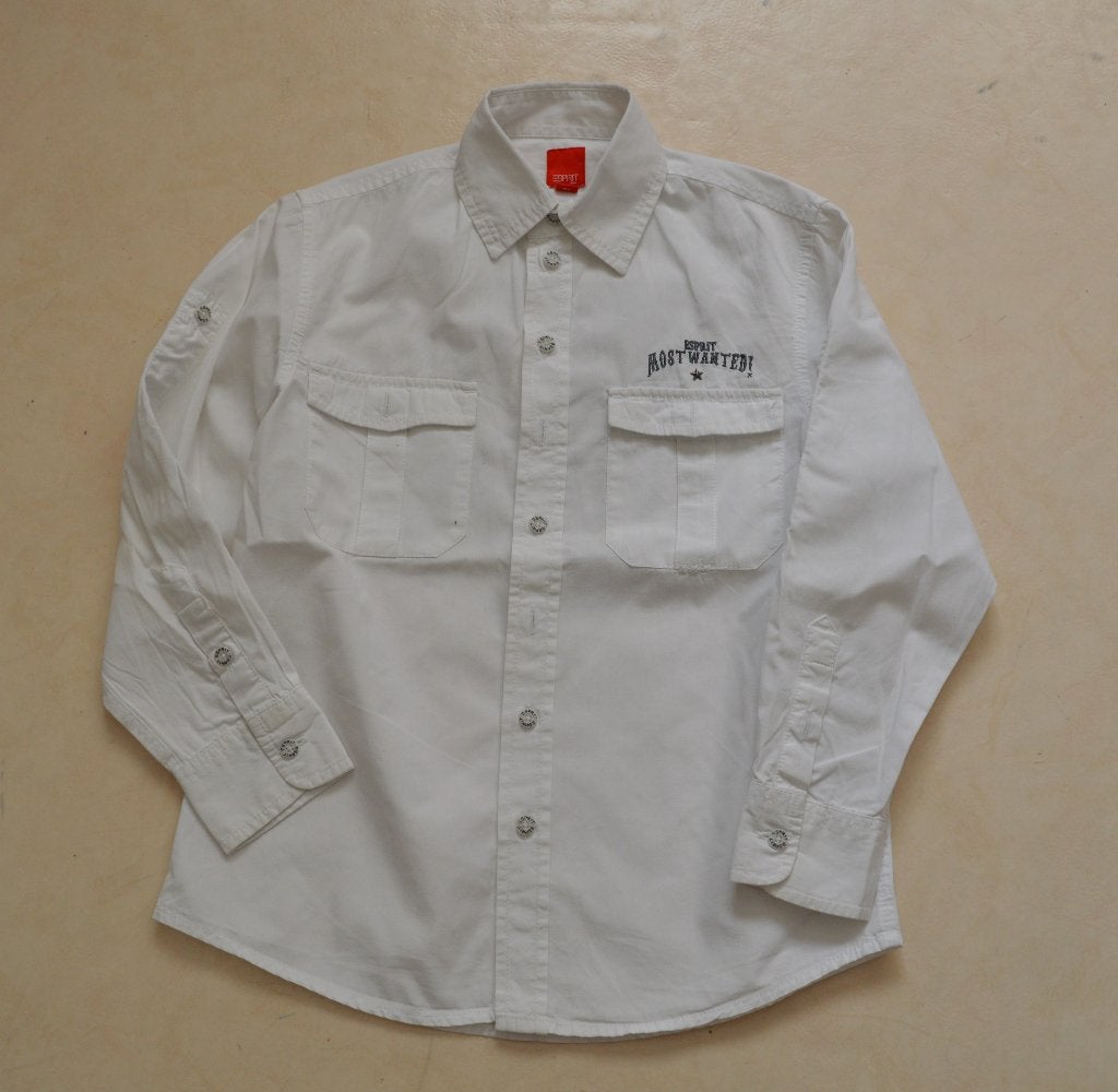 Esprit jongens overhemd maat 128/134 izgs, Ophalen, Zo goed als nieuw, Jongen, Overhemd of Blouse