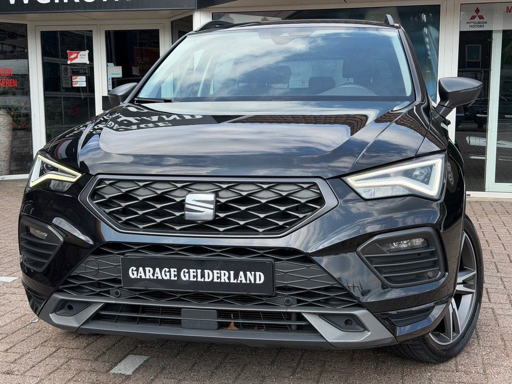 SEAT Ateca 1.5 TSI FR Business | Virtual | Leder/Alcantara |, 15 km/l, Zwart, 4 cilinders, 150 pk