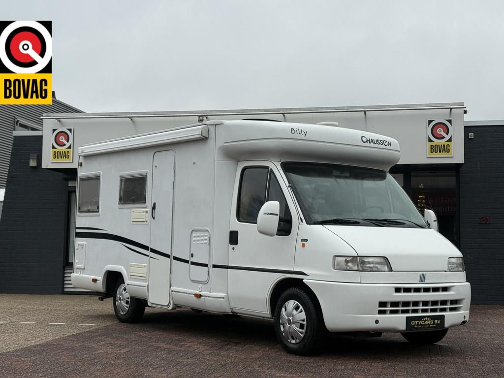 Chausson welcome Fransbed airco luifel apple carplay kachel, Caravans en Kamperen, Campers, Ringverwarming, Airconditioning, Half-integraal