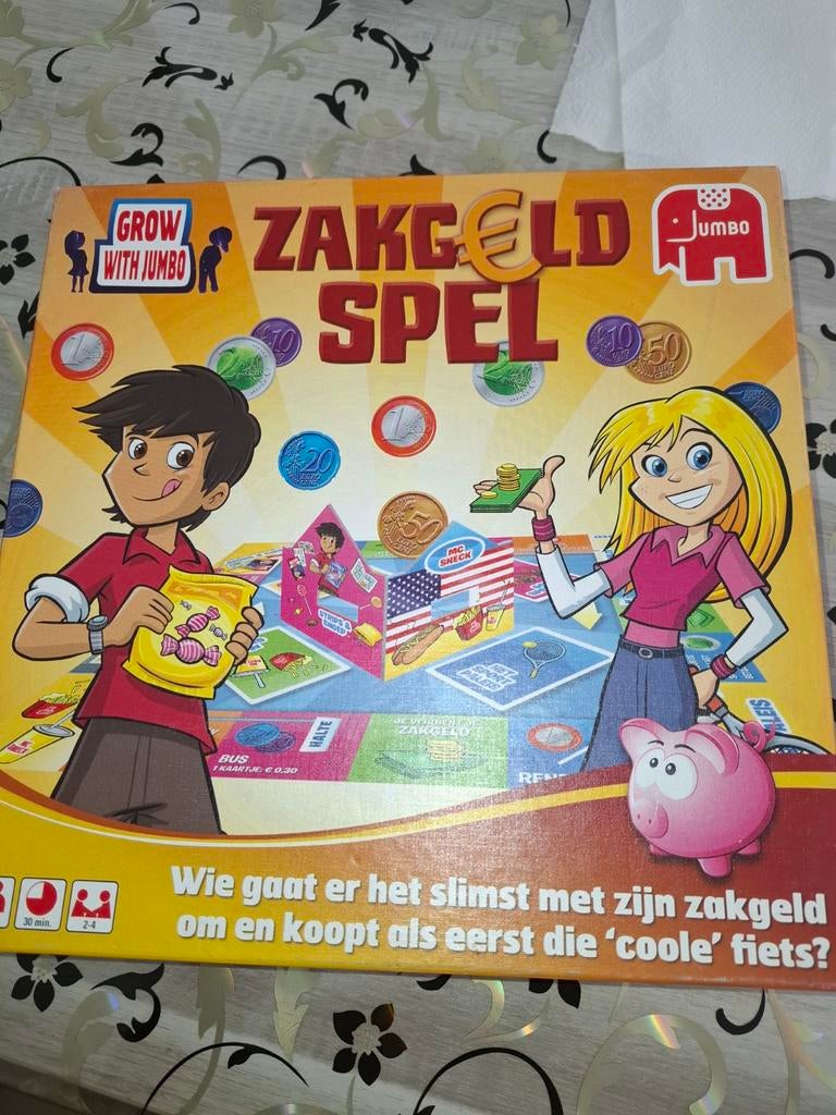 Leuke spellenbundel: Zakgeldspel, RaRa Wat Ben Ik?, Party &, Vijf spelers of meer, Ophalen of Verzenden, Gebruikt, Jumbo, Clown Games