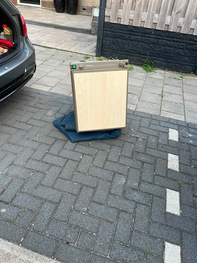 Electrolux RM4200 absorptie inbouw koelkast, Caravans en Kamperen, Camper-accessoires, Ophalen, Gebruikt