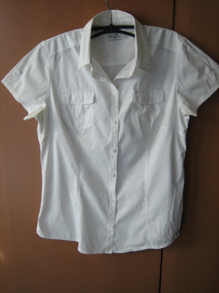Sportieve witte bloes TOM TAILOR 40 snazzeys, Maat 38/40 (M), Verzenden, Wit, Nieuw