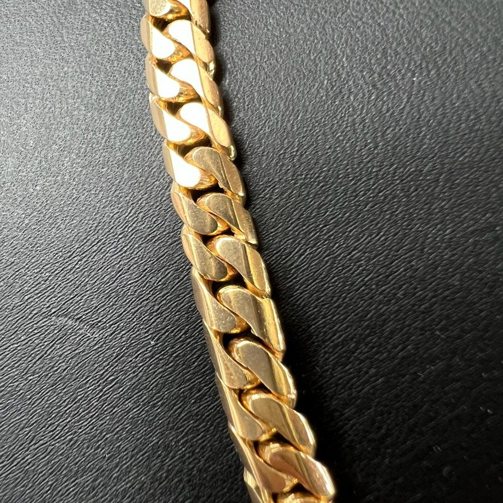 Gouden Ketting | 18k | 48,41g | gourmet | 42cm | 413459, Ophalen of Verzenden, Gebruikt, Goud, Goud