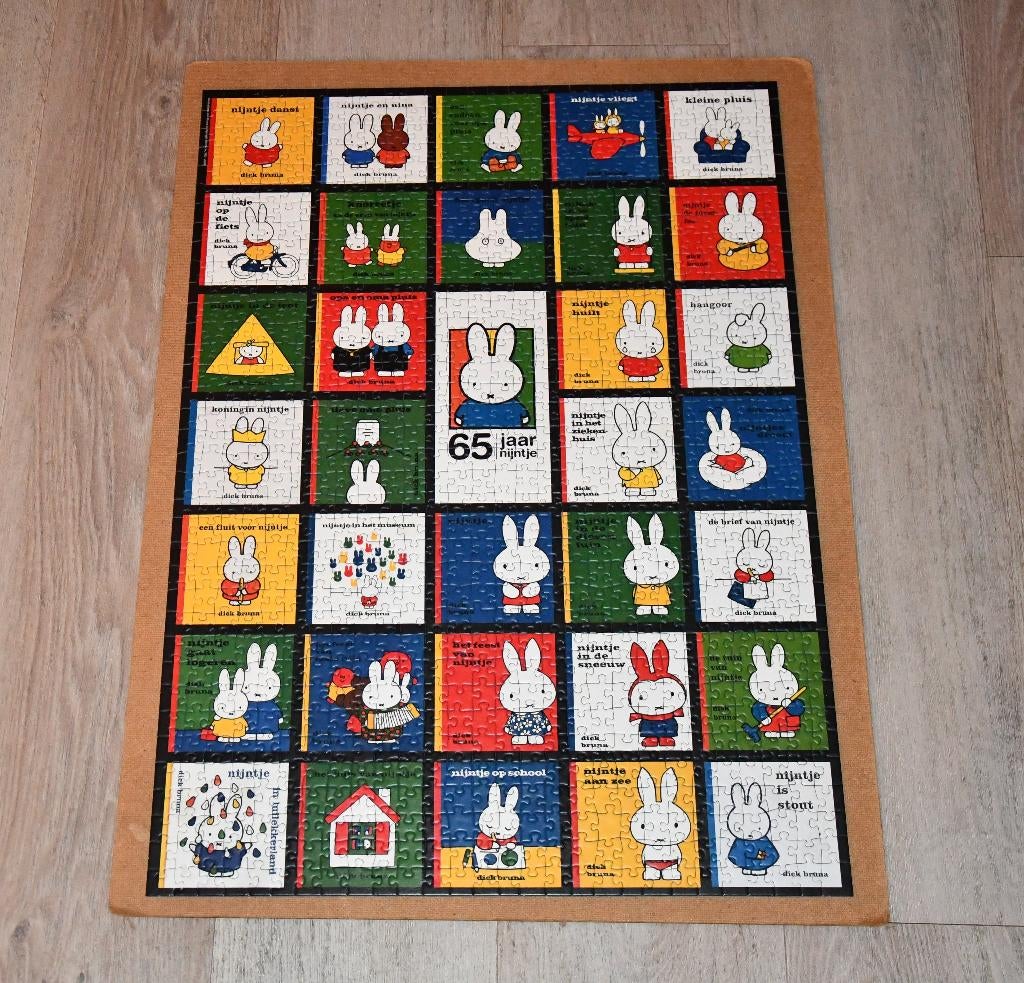 Legpuzzel NIJNTJE 1000st 65 jaar, Ophalen of Verzenden, 500 t/m 1500 stukjes, Gebruikt, Legpuzzel
