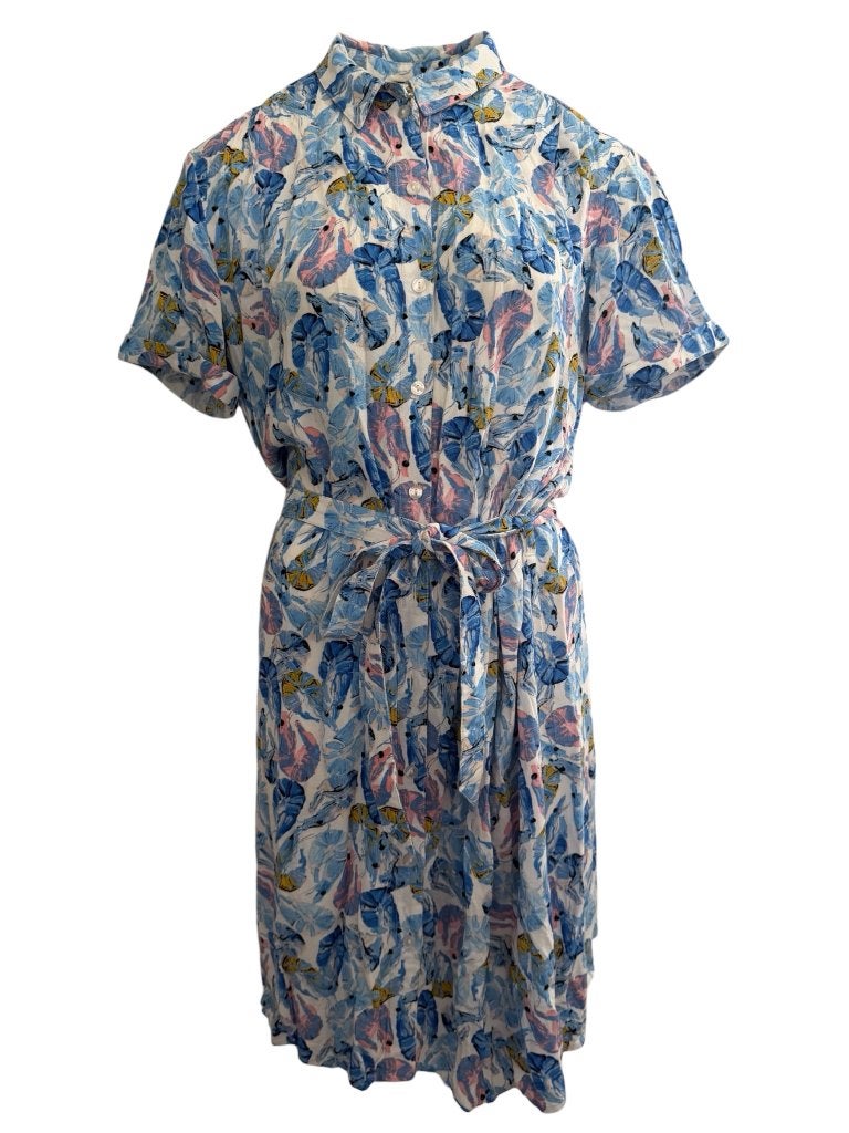 Fabienne Chapot jurk S, Kleding | Dames, Jurken, Zo goed als nieuw, Maat 38/40 (M), Blauw, Onder de knie, Ophalen of Verzenden