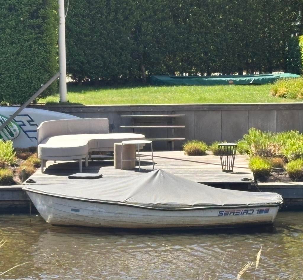 Leuke Seabird roeiboot / bijboot met afdekzeil, Watersport en Boten, Vis- en Consoleboten, Gebruikt, Tot 10 pk, 3 tot 6 meter