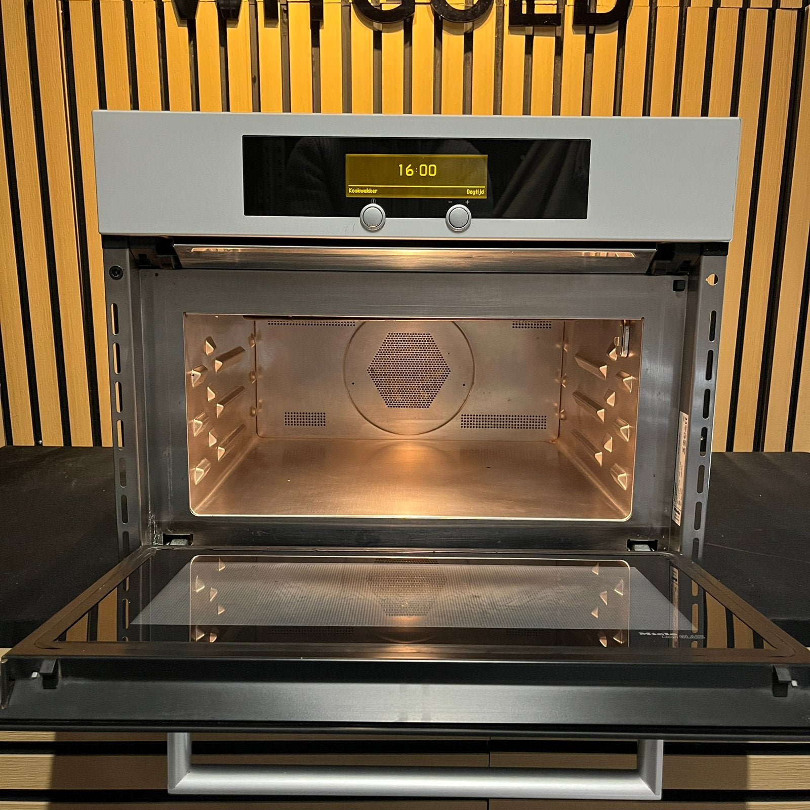Luxe Miele combi oven magnetron, Ophalen, 45 tot 50 cm, 60 cm of meer, Inbouw