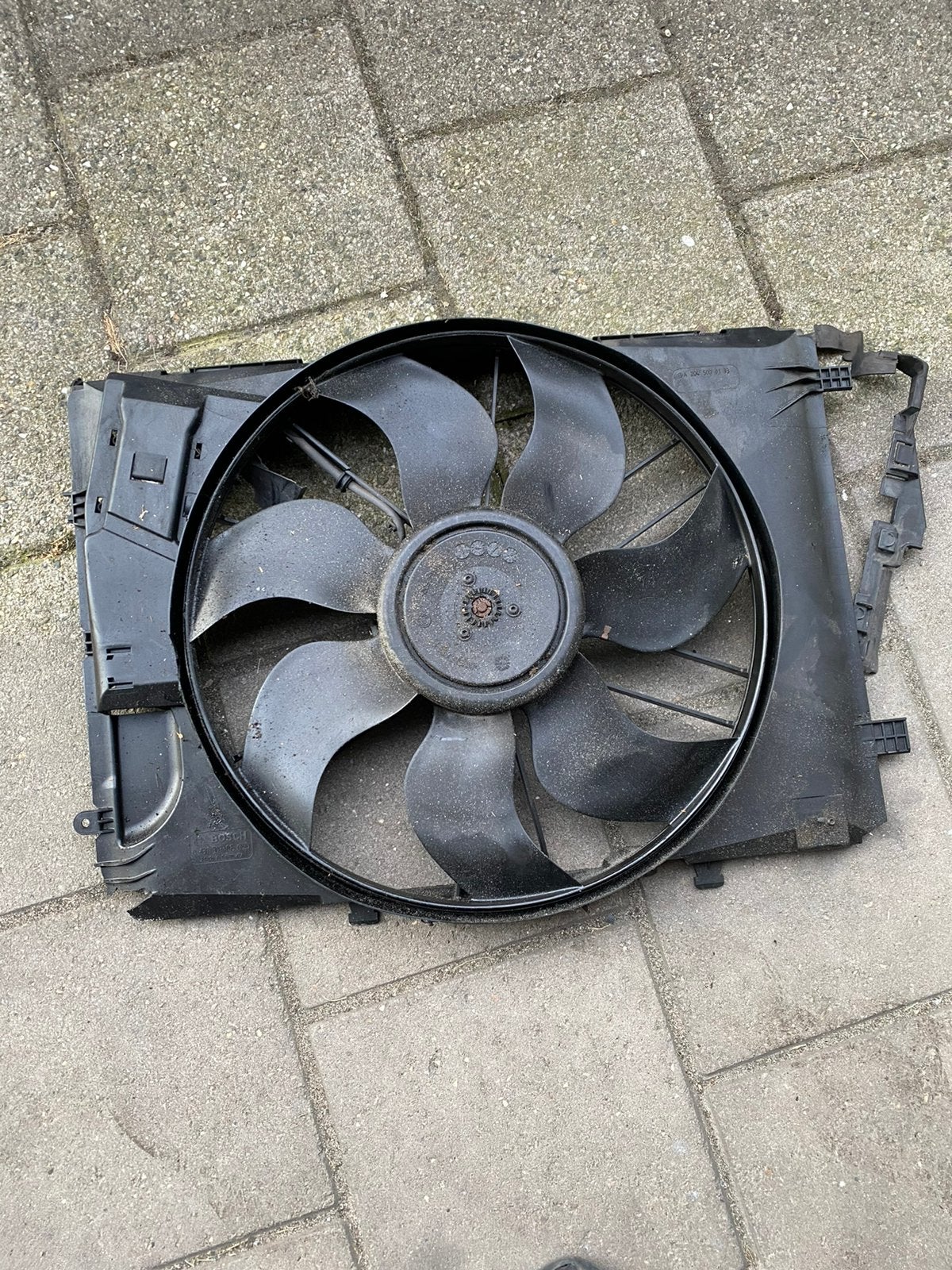 MERCEDES C KLASSE W204 KOELING VENTILATOR, Ophalen, Mercedes-Benz