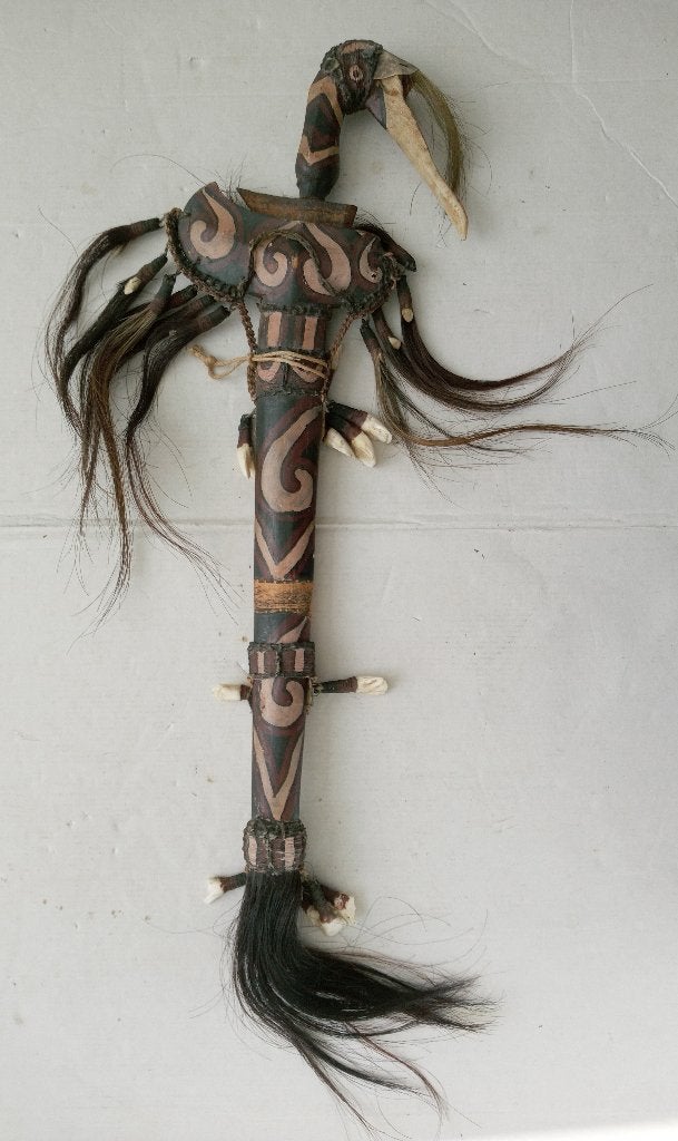 Dayak Mandau Keris Zwaard koppensnellers Kalimantan Indonesi, Ophalen of Verzenden
