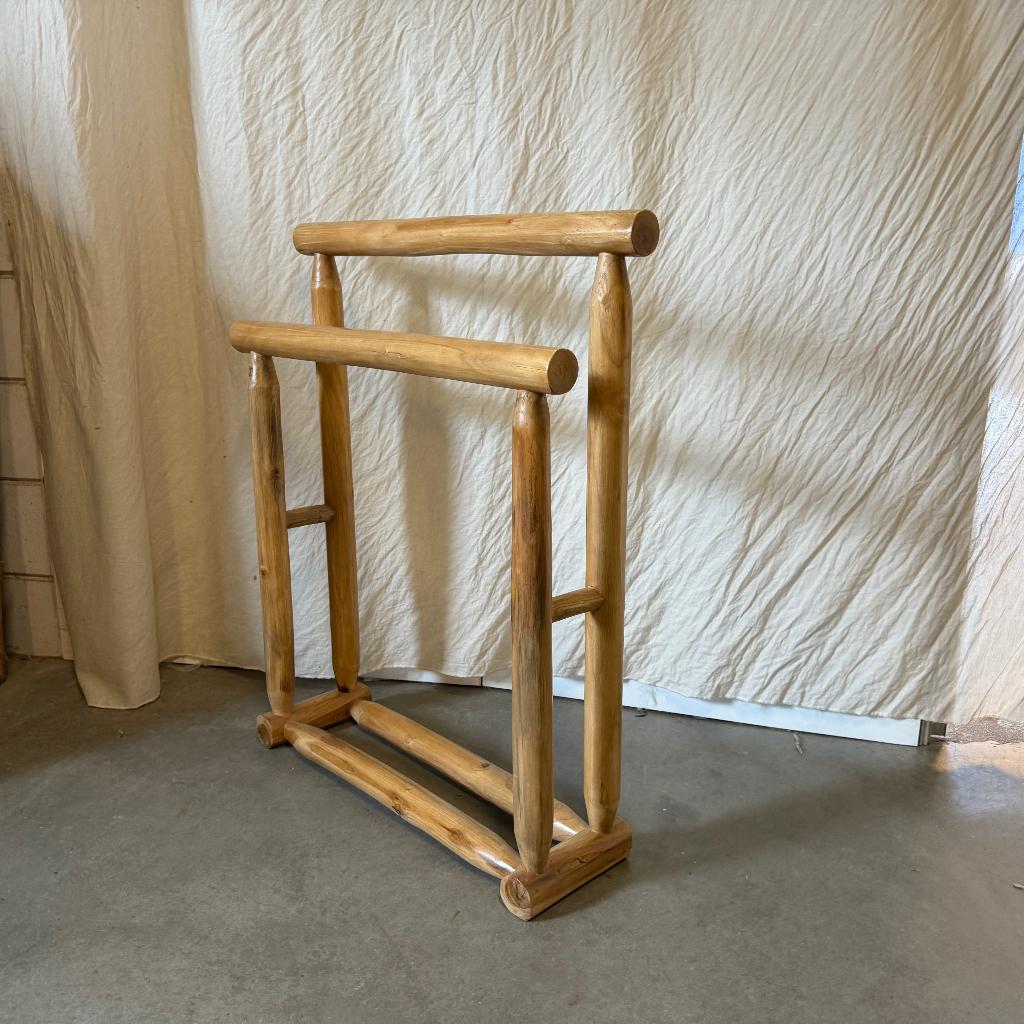 Handdoekenrek - massief Teak - TTM Wonen, TTM Wonen, Meubels – (Perzische) Tapijten en Woonaccessoires, Handdoekenrek, Bruin, Taag 63, 2491 CS, Den Haag (Forepark)