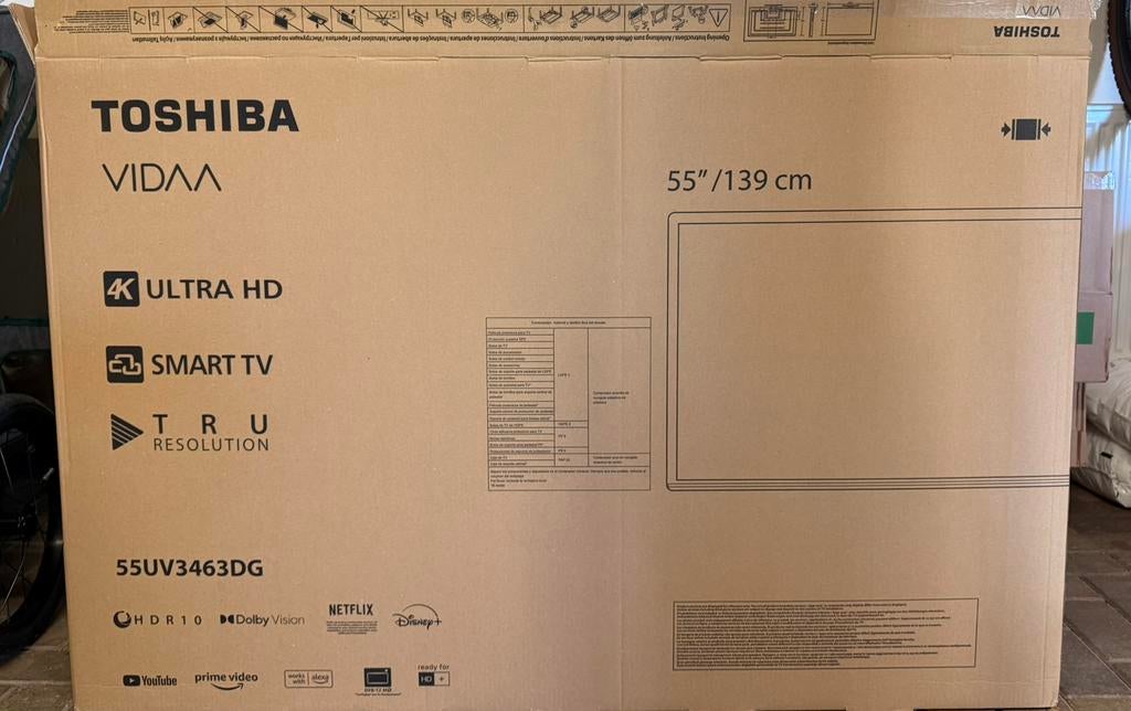 Smart TV Toshiba 55UV3463DG, Audio, Tv en Foto, Televisies, Ophalen, Toshiba, 50 Hz, Zo goed als nieuw