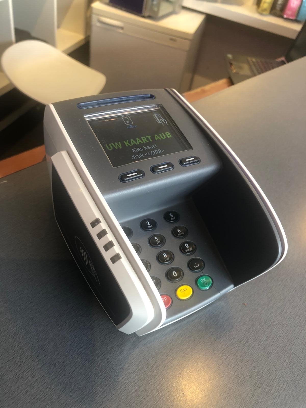 Betaalautomaat pinapparaat Worldline Yomani XR, Ophalen