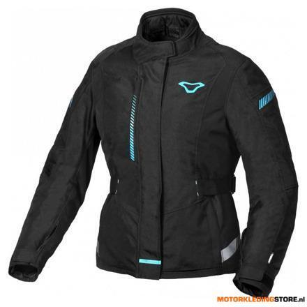 Macna Motorjas Nivala Dames, Zwart-Blauw, Motoren, Kleding | Motorkleding, Ophalen of Verzenden, Nieuw met kaartje