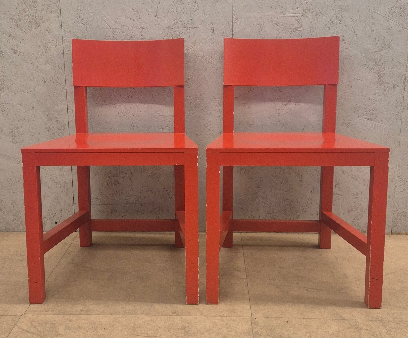 Moooi / Atelier Van Lieshout design stoelen rood, Ophalen, Minimalistisch design, Gebruikt, Mooi