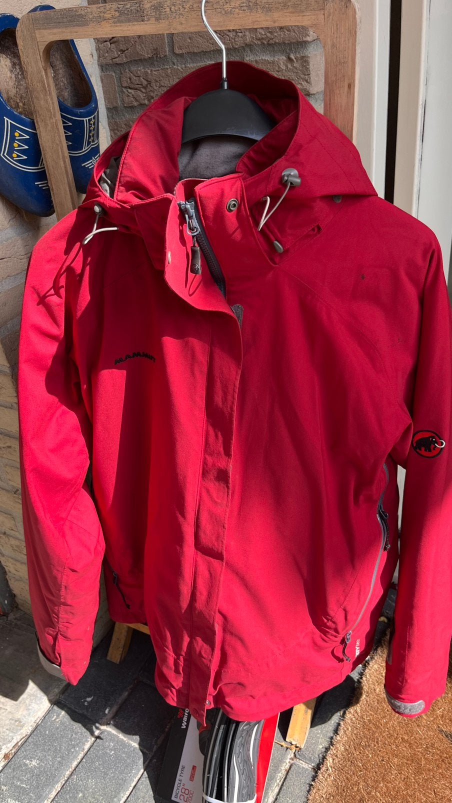 Mammut  heren tussen jas maat L, meer bordeaux  rood!!, Ophalen of Verzenden, Gedragen, Rood