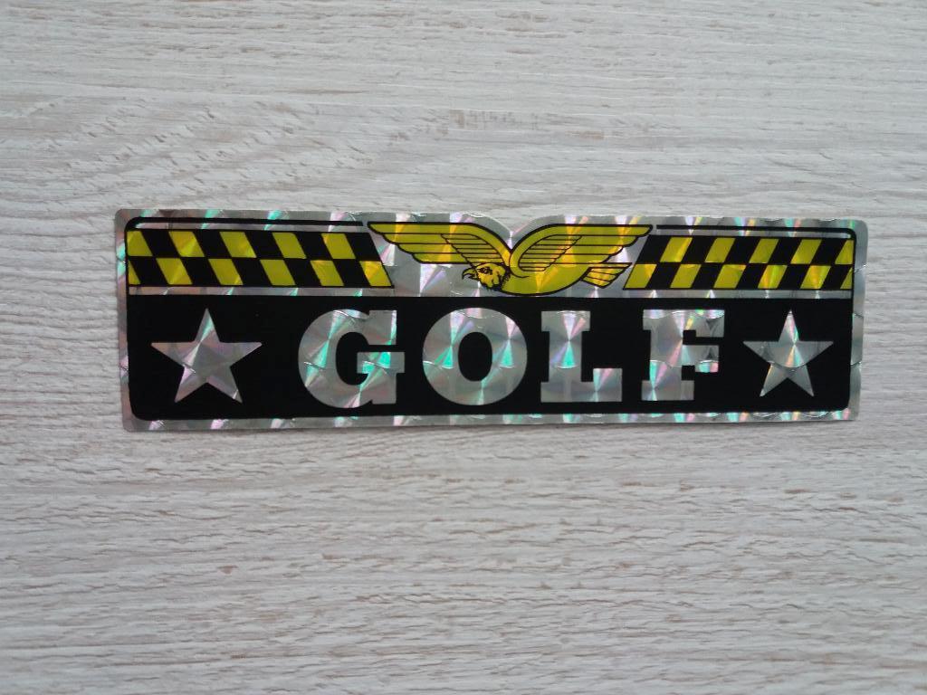 sticker GOLF, Ophalen of Verzenden, Zo goed als nieuw, Auto of Motor