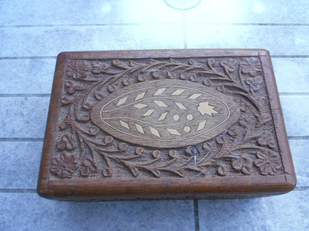 HOUTEN KISTJE 15 X 10 X 6 CM, Ophalen of Verzenden