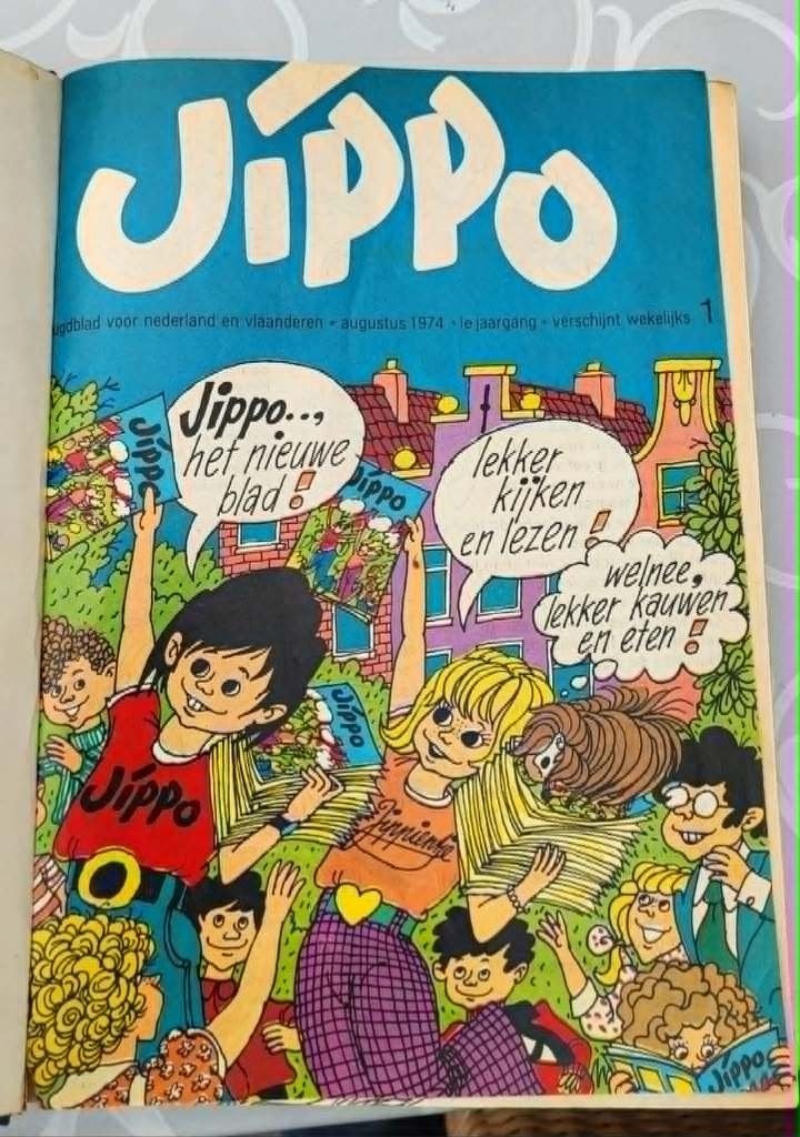 2x verzamelband Jippo, Gelezen, Ophalen of Verzenden, Diversen, Meerdere stripboeken