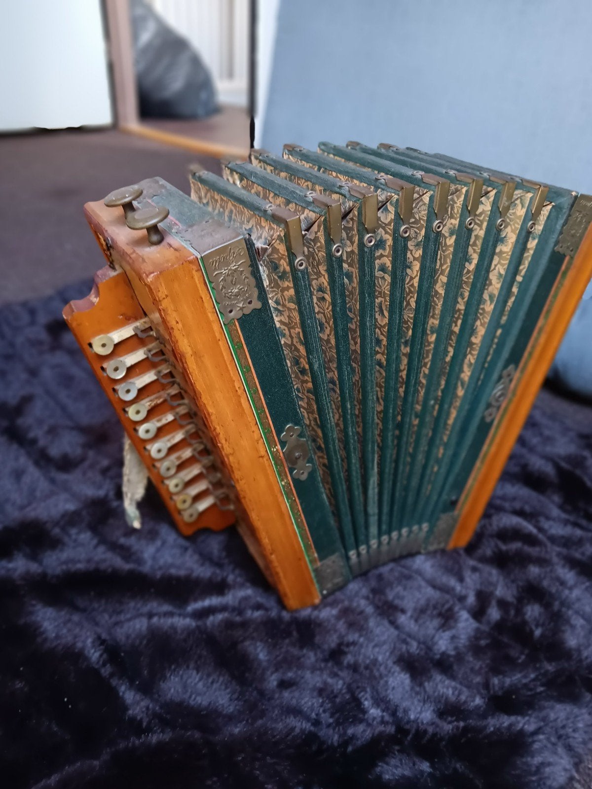 antieke trekharmonica, Ophalen of Verzenden, Gebruikt, Overige merken