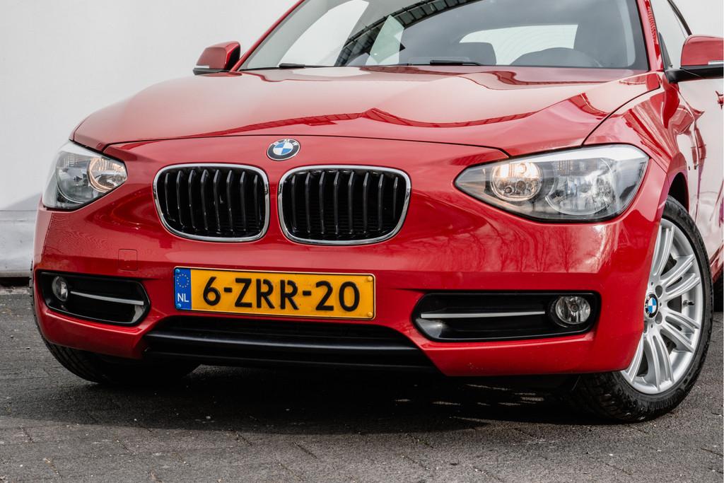 BMW 1-serie 116d Aut.8 Business Sport Sportstoelen/ Stoelver, Euro 5, Zwart, 4 cilinders, Met garantie (alle)