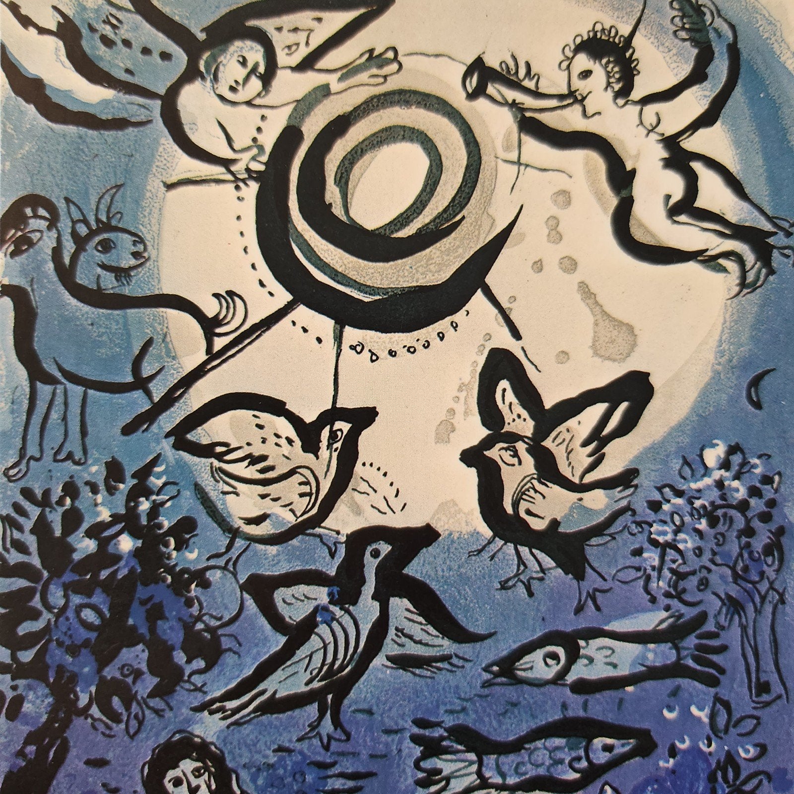 Kunstkaart Marc Chagall - Schepping (Bibel II, M 234), Verzenden, 1980 tot heden, Ongelopen, Cultuur en Media
