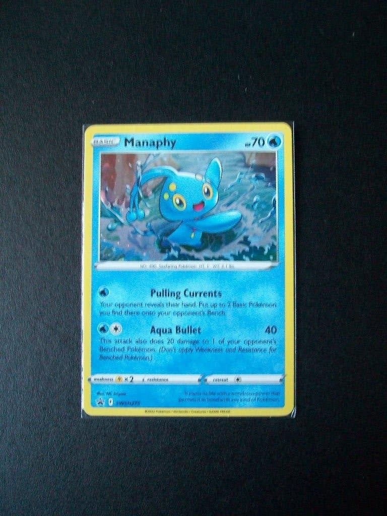 4464: Nieuwe Pokemon Kaart holo rare MANAPHY hp70 (SWS/H275), Verzenden, Nieuw, Losse kaart, Foil