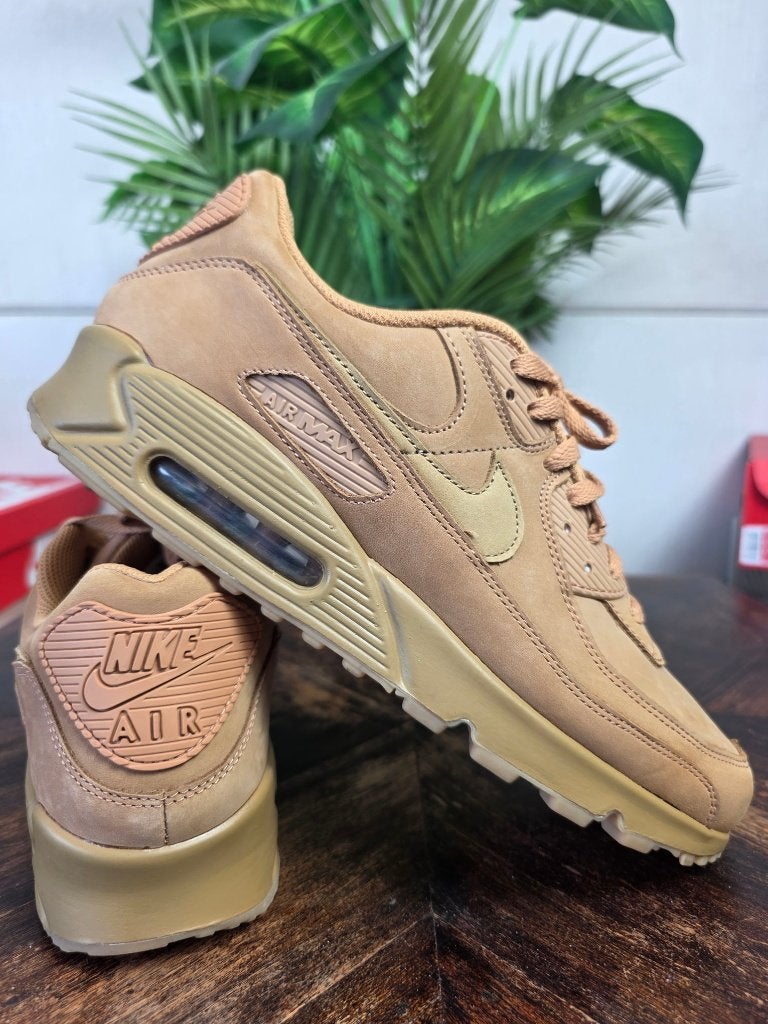 Nike Air Max 90 Premium "Wheat" | maat 46, Bruin, Nike, Ophalen of Verzenden, Nike