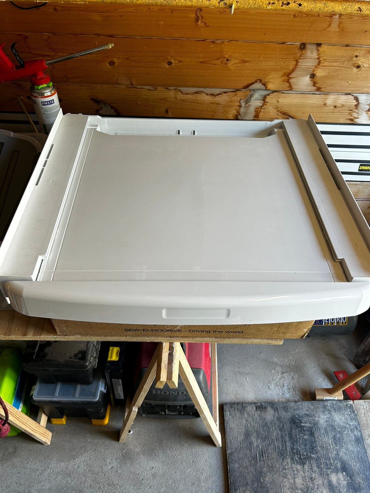 Wasmachine / Droger tussenstuk / verhoger, Witgoed en Apparatuur, Onderdelen en Toebehoren, Ophalen, Zo goed als nieuw