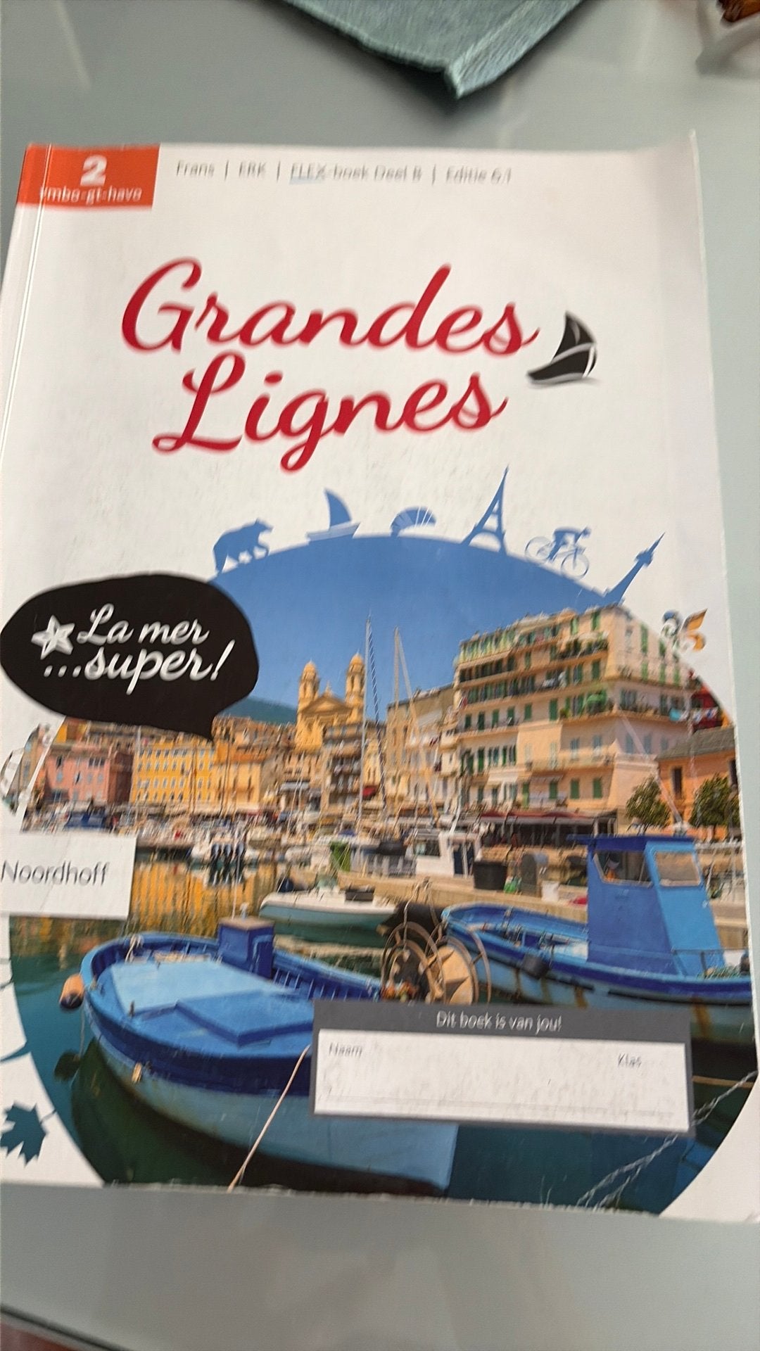 Grandes Lignes deel B mavo/ havo 2, Ophalen of Verzenden, Gelezen