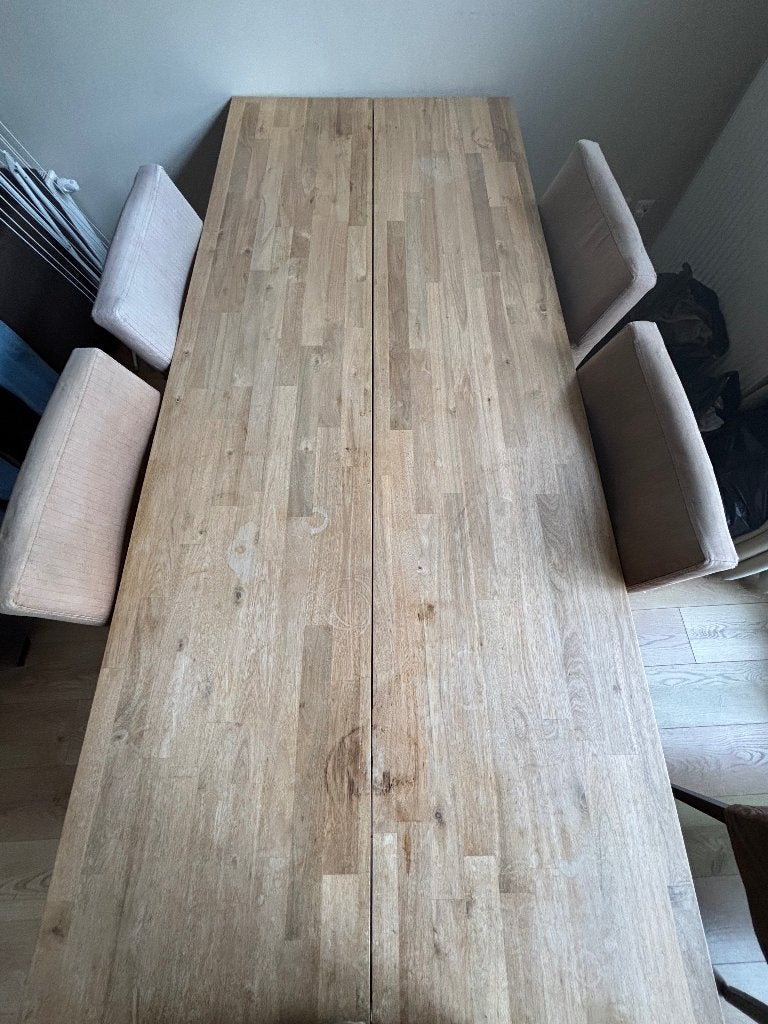 Foto 3 van Ikea skogsta tafel - 160x81x74cm