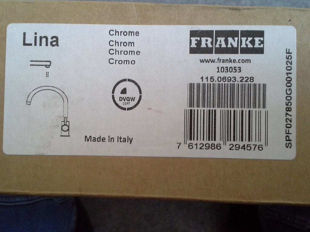 Keukenkraan Franke Lina XL, Ophalen of Verzenden, Nieuw, Chroom, Kraan