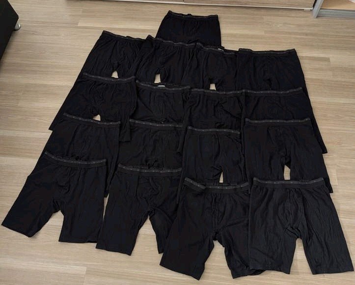 C&A Zwarte Boxers Lange Pijpjes | Maat M | 95% Katoen, Kleding | Heren, Ophalen of Verzenden, Zwart, C&A, Boxer