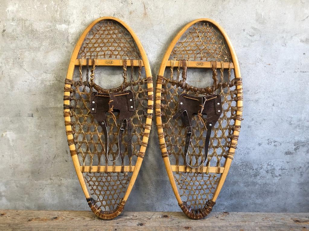 Gave vintage sneeuwschoenen made in Canada! Decoratief!, Ophalen of Verzenden, Gebruikt, Overige typen, Overige merken