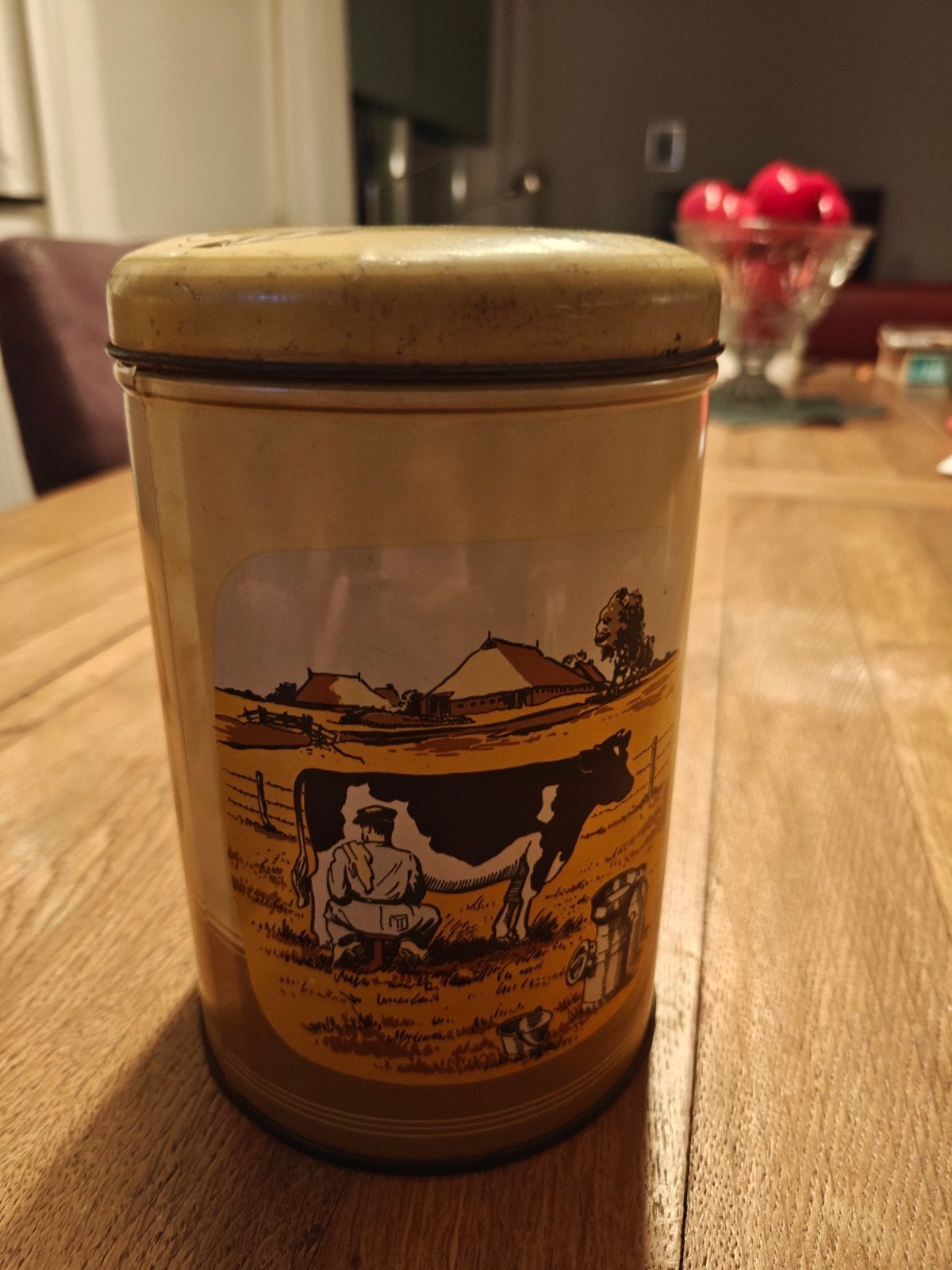 Vintage Verk Blik - Boerderijtaferelen, Ophalen of Verzenden