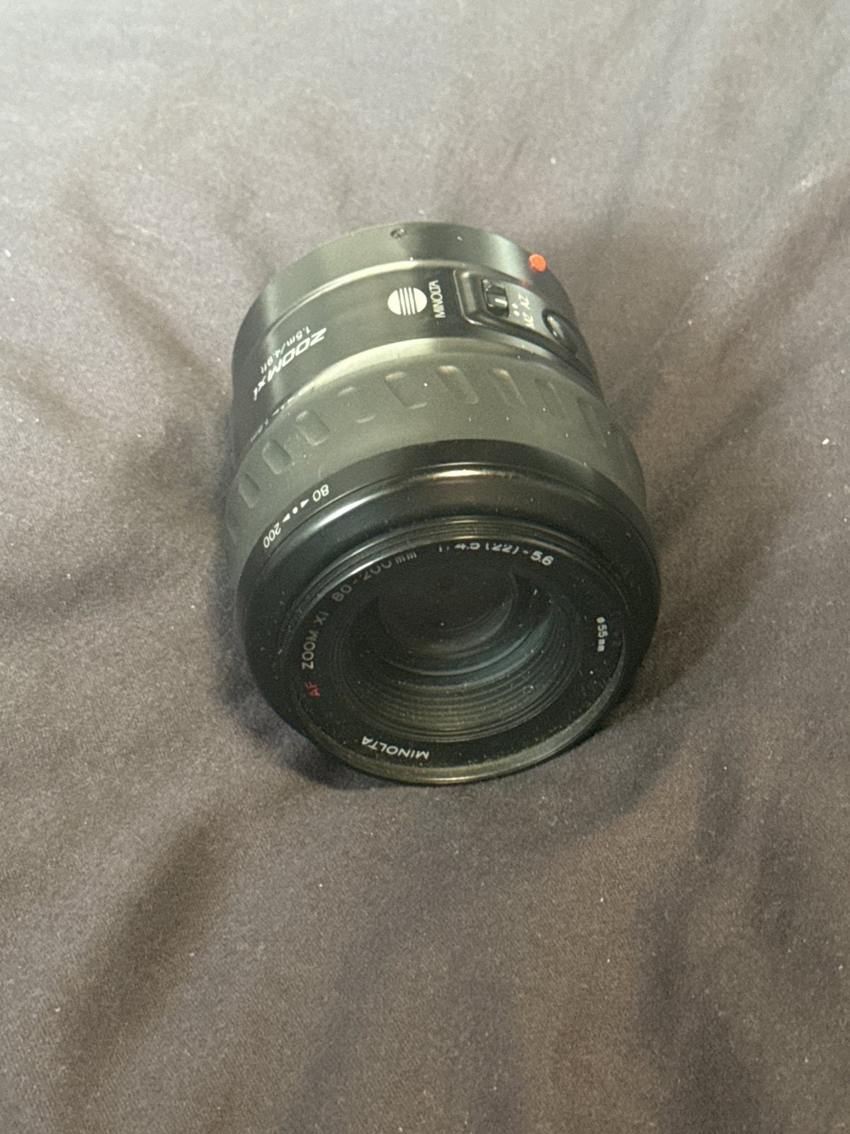 Minolta Maxxum AF Zoom 80-200mm 1:4.5 22 Macro Lens, Ophalen, Gebruikt, Autofocus, Telelens