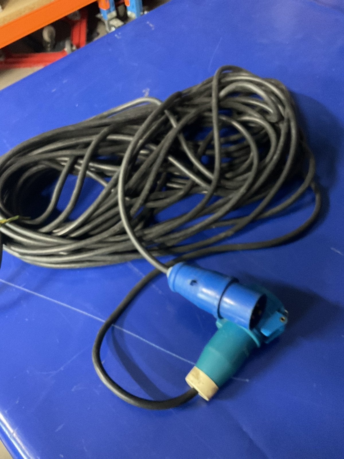 20 meter camping kabel kampeer stroom kabel, Caravans en Kamperen, Kampeeraccessoires, Ophalen, Zo goed als nieuw