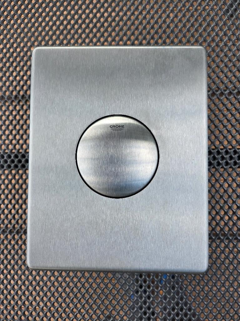 GROHE WC bediedingsplaat RVS, Doe-het-zelf en Verbouw, Sanitair, Ophalen of Verzenden, Gebruikt, Rvs, Toilet
