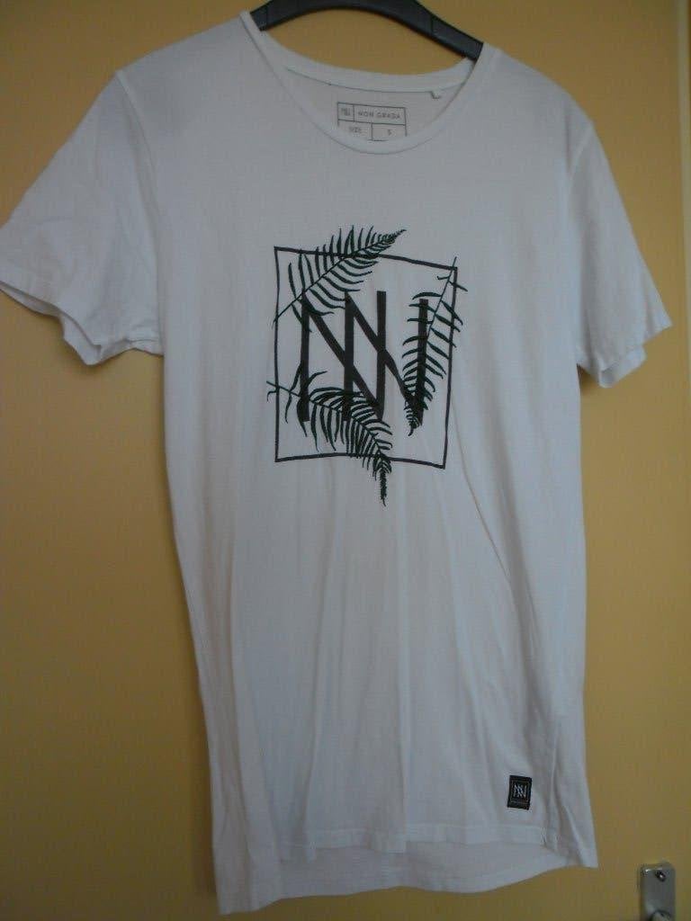 z.g.a.n. wit shirt. Maat S, No grada, Wit, Ophalen of Verzenden, Zo goed als nieuw