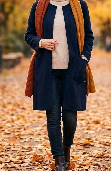 OPUS Jannika vest/blazer - Donkerblauw - Maat 42 (XL), Kleding | Dames, Blauw, Maat 42/44 (L), Ophalen of Verzenden, Jasje